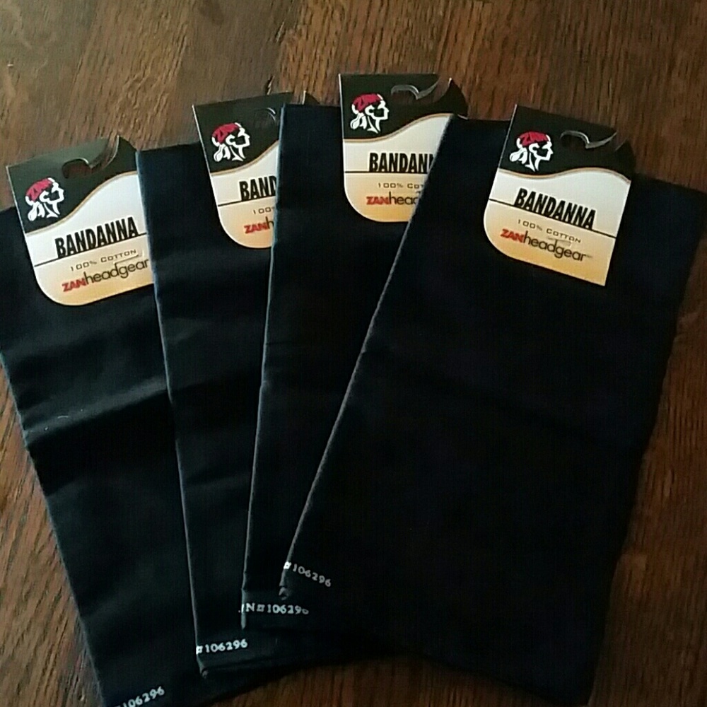 Zanheadgear Black Bandana